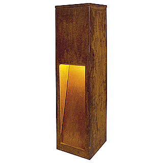 SLV 229410 Rusty Slot 50 E27 20W spaarlamp bolder armatuur IP55 elk armatuur is uniek geroest ijzer