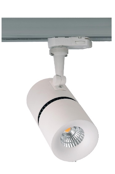 The Point LED Mini Vero10 15W 3f 1100lm 2700K kleur 827 dimbaar 32° wit
Railstraler met universele 3f railadaptor, geïntegreerde dimbare LEDdriver en reflector flood 32°