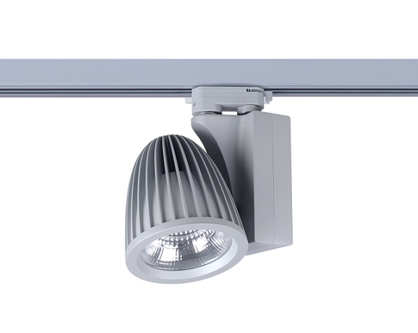 The Froxen 3f LED spot SLM 3000lm 31W 3000K kleur 830 38° grijs
Railstraler met universele 3f railadaptor, geïntegreerde LEDdriver en reflector wideflood 38°