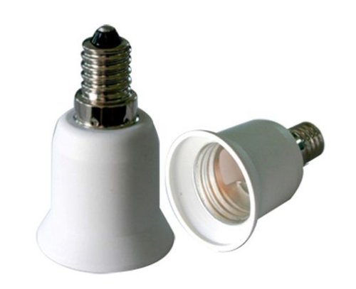 I-Light verloopstuk E14 lampvoet naar E27 lamp maximaal 60W