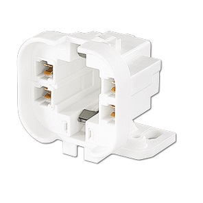 BJB 26745240150 lamphouder G24 GX24 10W - 42W 4p zonder slot voor het lampvermogen