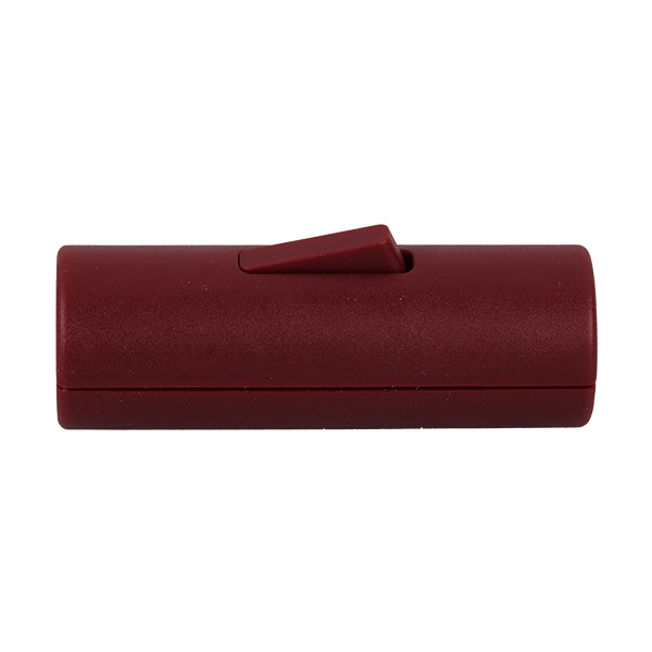 Arditi 048554 snoerschakelaar 2 polig rond 250V LED maximaal 75W bordeaux 

