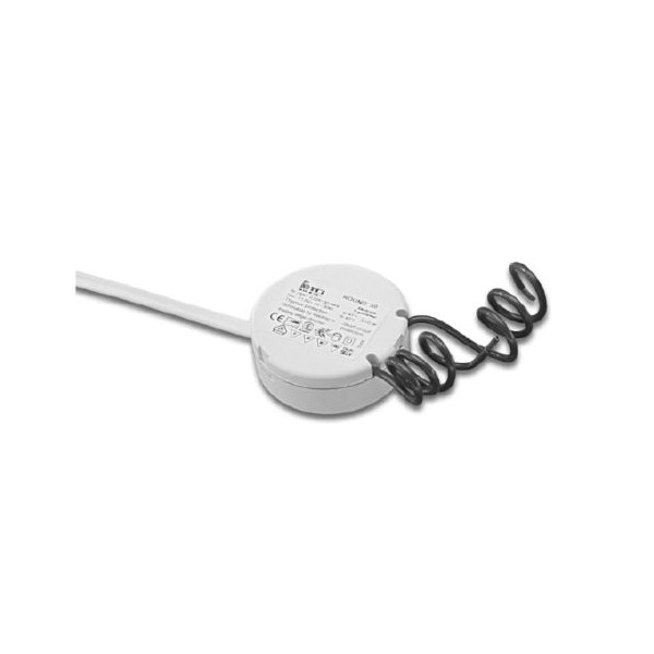 TCI 119649 Round 50 elektronische halogeen transformator 12V 10-50W rond 47x19mm