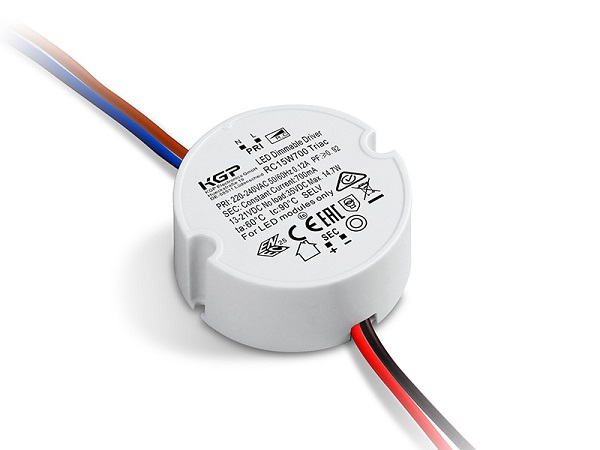 KGP RC15W350 Triac LEDdriver 350mA 9,5-14,7W dimbaar rond