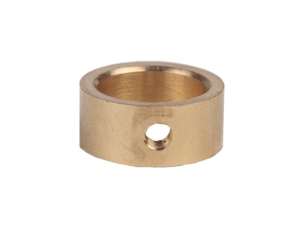 FL messing stelring 10,5mm gat 14x6mm zonder M3 schroef messing