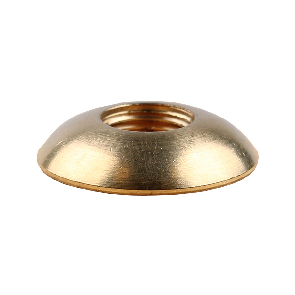 Firstlight moer halfrond M10x1 messing 24x5mm