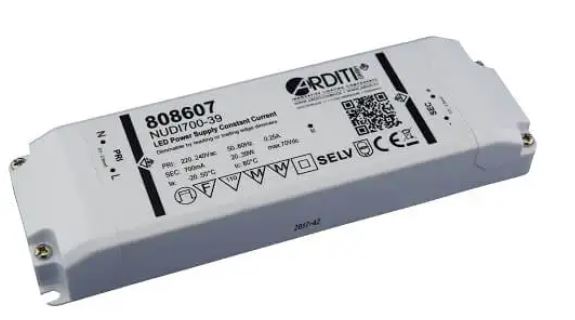 Arditi 808607 LED driver 700mA 20-39W