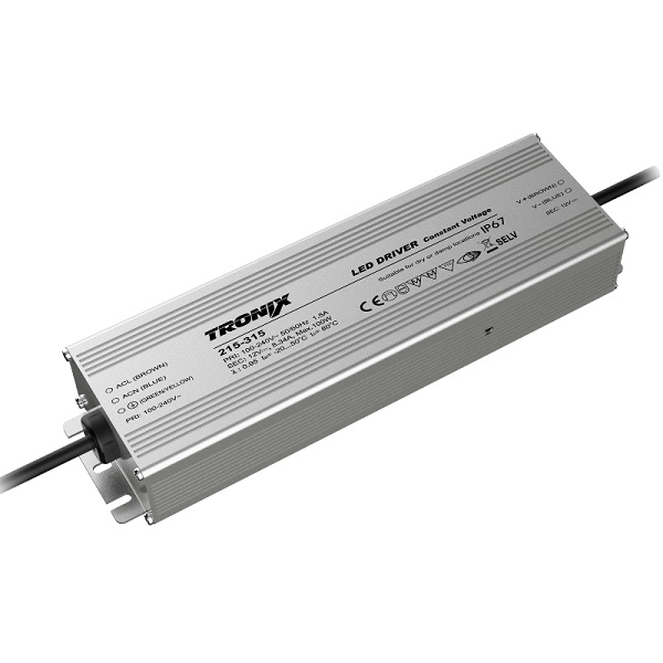 Tronix 215-315 LED voeding 12V DC 100W niet dimbaar IP67