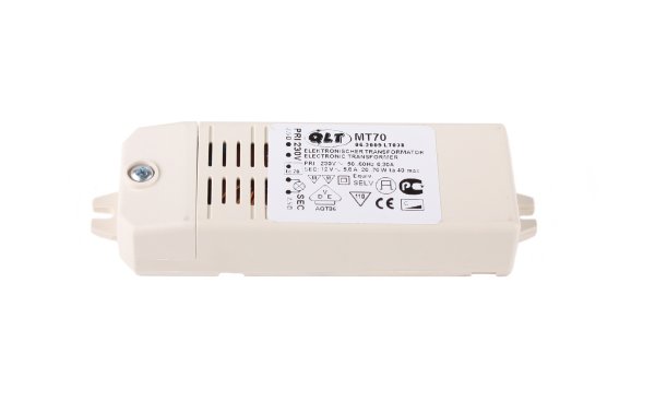 QLT MT70 Elektronische Halogeen Transformator 10 70W 12V First Light Qlt mt70 elektronische halogeen transformator 10 70w 12v first light