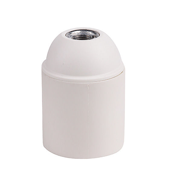 Arditi lamphouder E27 thermoplastisch M10x1 gladde mantel wit mat
