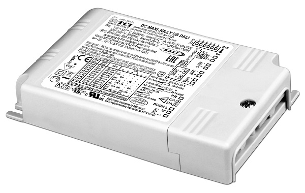 TCI 127413 DC Maxi Jolly US DALI 60 DALI en DALI 2, 1-10V, potmeter en  push and dim multifunctionele LED driver