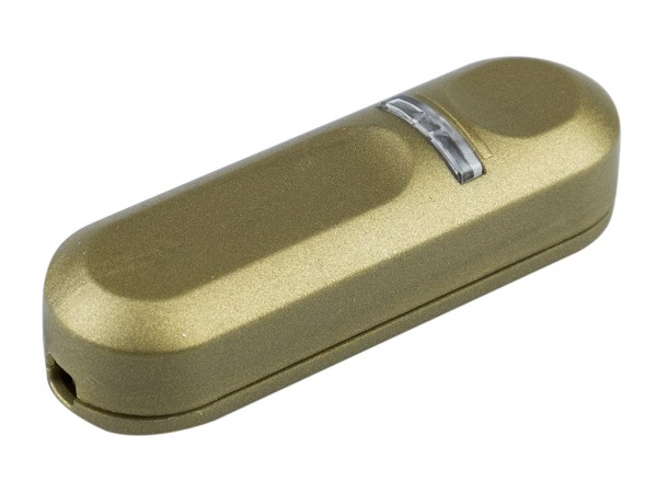 Arditi 037433 1004/P BL universele snoerdimmer 4-150W 230V met drukknopbediening en LED indicator goud
