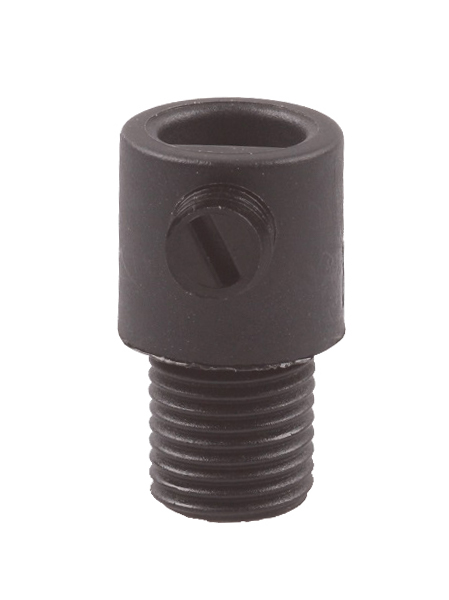 Trekontlasting M10x1 uitwendige schroefdraad, schroefdraadlengte 10mm met zijschroef zwart
geschikt voor stofkabel 2x0,75mm2