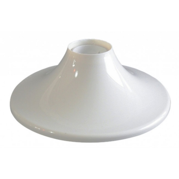 Relco T/E1020/B lamphouder E27 60W thermoplast 180mm wit