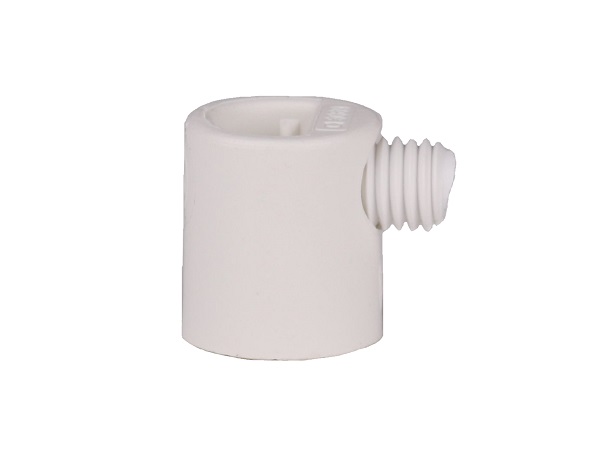 Steab trekontlasting M10x1 inwendige schroefdraad met inbusschroef wit