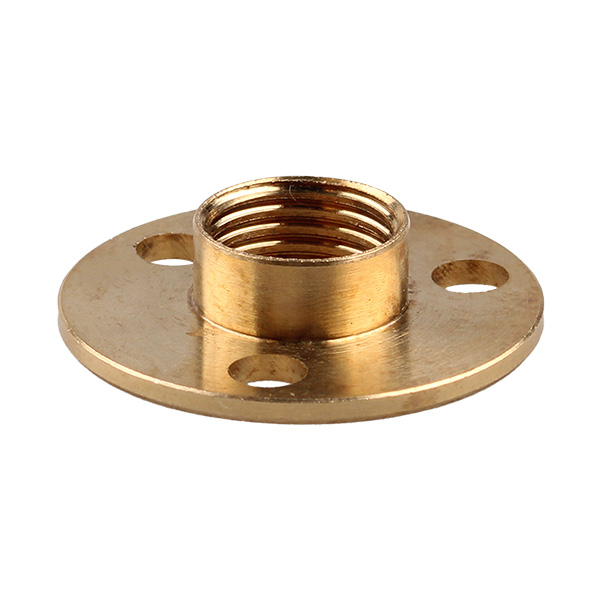 Plaatnippel M10x1 binnendraad 25x1,5mm messing schroefdraadlengte 6mm