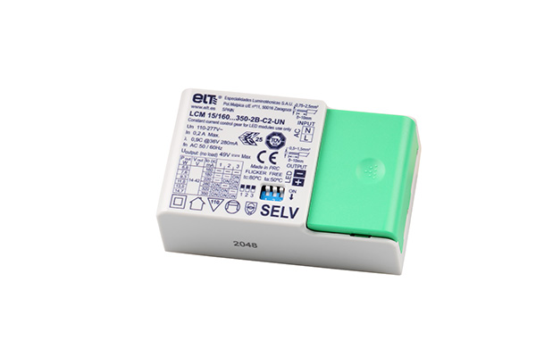 ELT 9907183 LCM 15/160...350-2B-C2-UN LEDdriver 160 t/m 350mA 15W niet dimbaar opbouw met trekontlasting