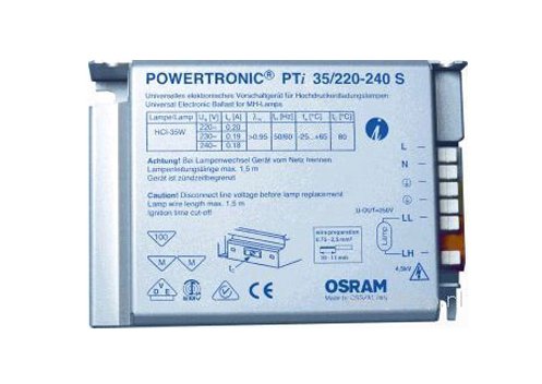 Osram Powertronic Intelligent PTi 35/220-240 S elektronisch voorschakelapparaat (EVSA) voor gasontladingslamp inbouwmodel