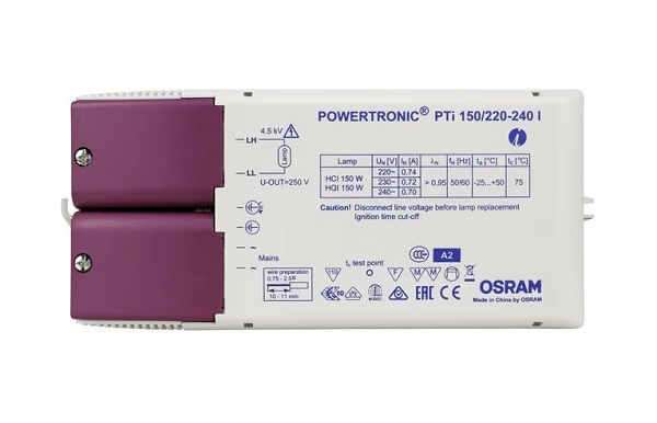 Osram Powertronic Intelligent PTi 150/220-240V I elektronisch voorschakelapparaat (EVSA) voor gasontladingslamp met trekontlasting