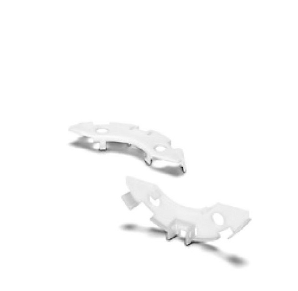 Vossloh Schwabe 504939 trekontlasting voor lamphouder GX53 opbouw voor H03VVH2-F plat (ovaal) 2x0,75mm2