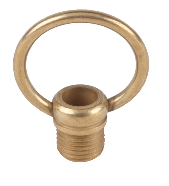 Ringnippel 27mm M10x1 beweegbaar met buitendraad messing