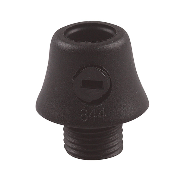 Trekontlasting conisch M10x1 uitwendige schroefdraad, schroefdraadlengte 8mm met zijschroef zwart
geschikt voor stofkabel 2x0,75mm2