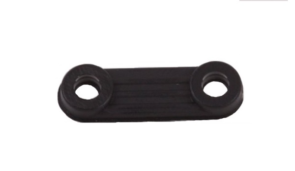Steab trekontlasting brug zwart met 2 gaten van 4,2mm, gatafstand 16mm