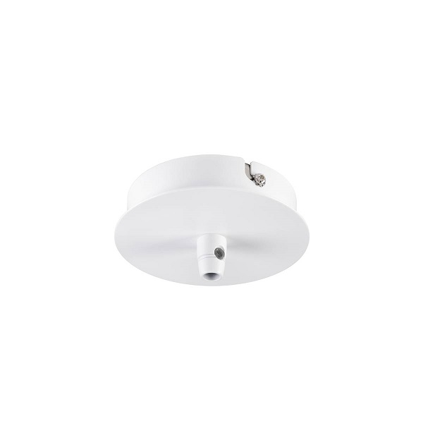 SLV 132601 Fitu plafondplaat rond met trekontlasting wit