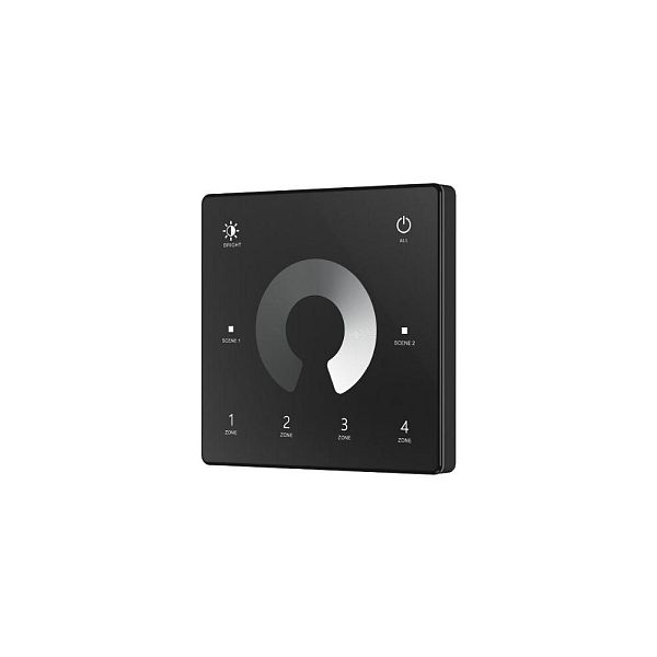Tronix 213-141 RF afstandsbediening SC 4 zones muur touchwiel bediening zwart