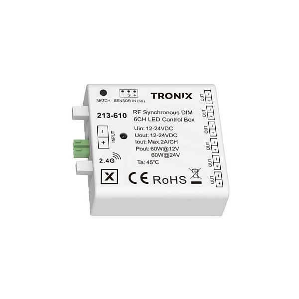 Tronix 213-610 Easy/Sensor Connect controller RF/Sensor 6 uitgangen