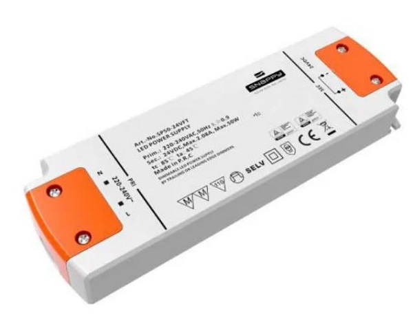 Snappy SP50-24VFT LED voeding 24V 50W dimbaar