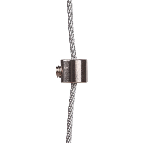 FL messing schroefnippel Ø8x8mm M4 inbus staaldr 1,0 - 1,5mm nikkel