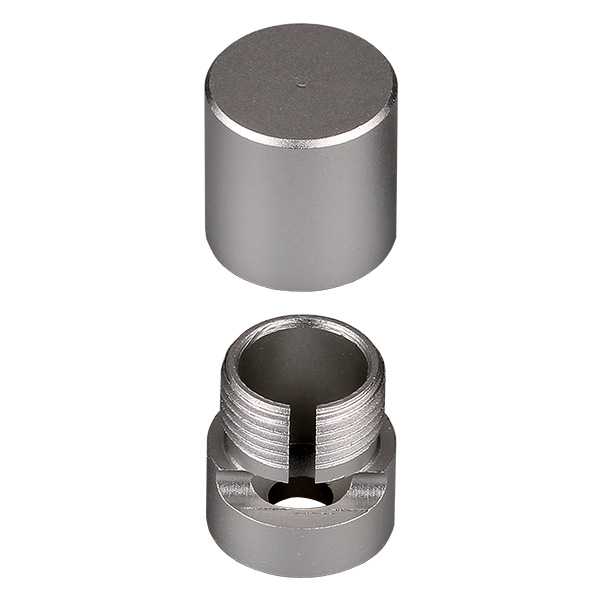 Firstlight wall attachment silver grey with slit steel wire Ø 1,5mm