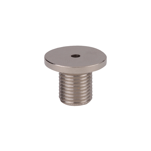 FL bevestigingsbus M10x1 uitw diameter 18mm lengte 14mm nikkel