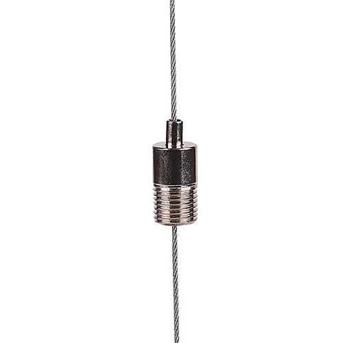 FL verstelbus M10x1 uitw halve draad staaldraad 1,0mm - 1,8mm nikkel