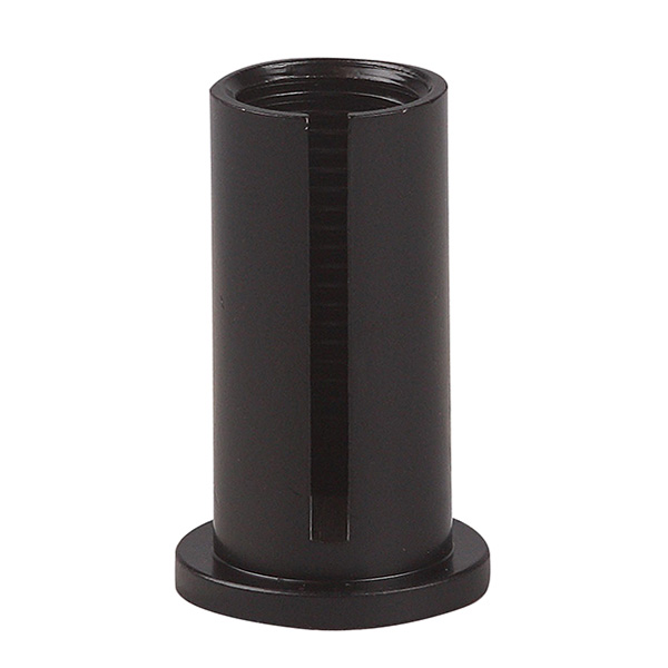 FL plafond montage bus M10x1 inw sleuf gat 4,5 gecoat zwart mat