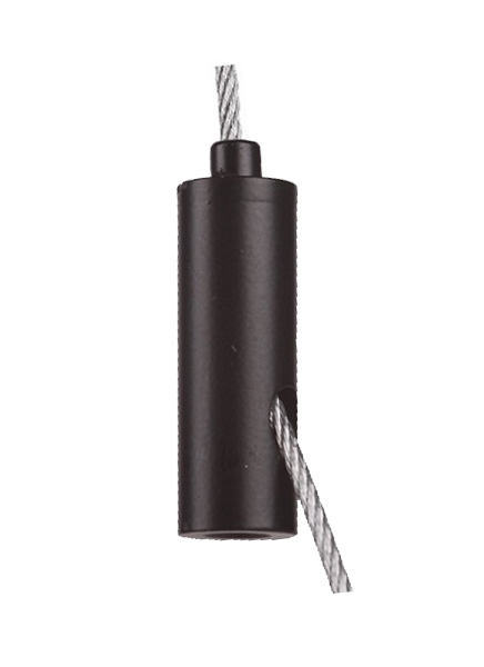 Firstlight gripper black M4 internal for steel wire 0,8-1,5mm