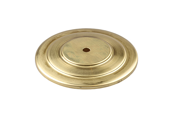 Firstlight afdekplaat getrapt messing onbehandeld rond 180mm