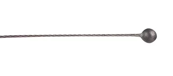 FL staaldraad 0,8mm 7x7 RVS 304 bol 4mm 3,0m