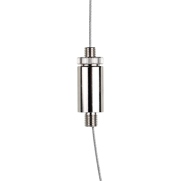 FL gripper nickel M8 external with safety nut steel wire 2,0-3,0mm