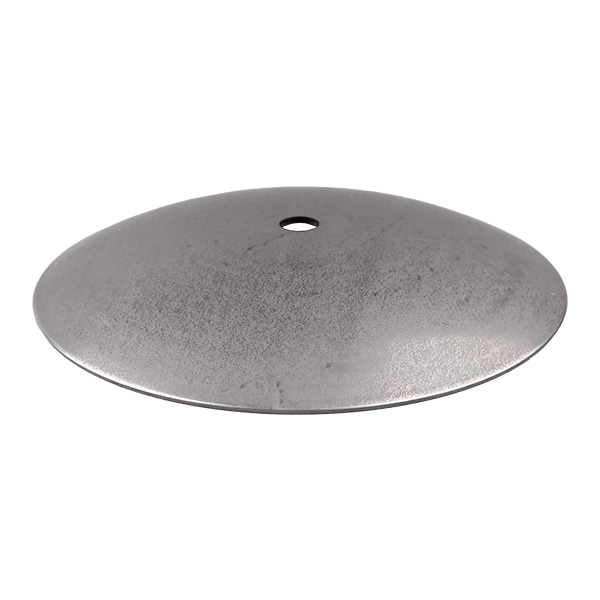 Firstlight afdekplaat staal 147mm onbehandeld gat 10,3mm dikte 2mm