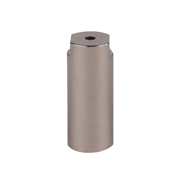 FL bevestigingsbus M6 inwendig gat 2,7mm nikkel

