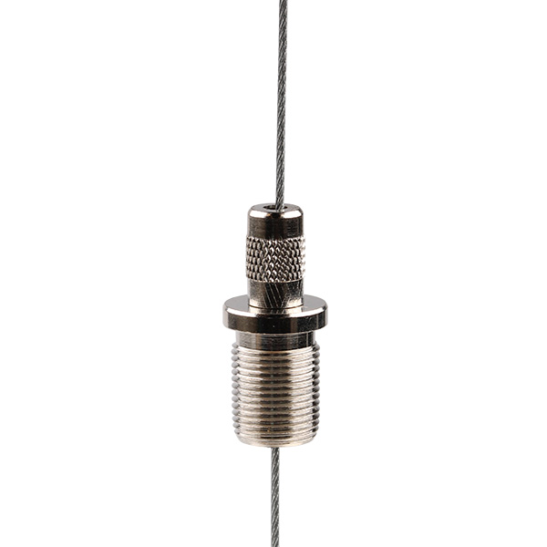 FL gripper nickel M13x1 ext flange safety nut steel wire 1,5-2,5mm