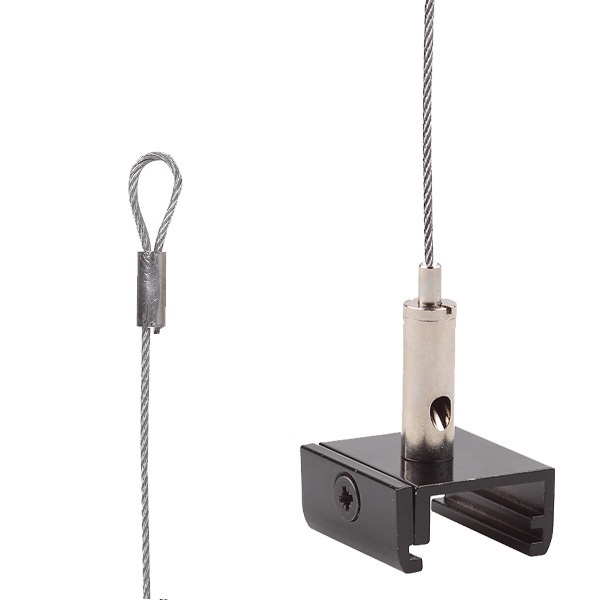 FL set TC 100NG zwart/nikkel voor Nordic Global 3f 1,2mm lus 3,0m