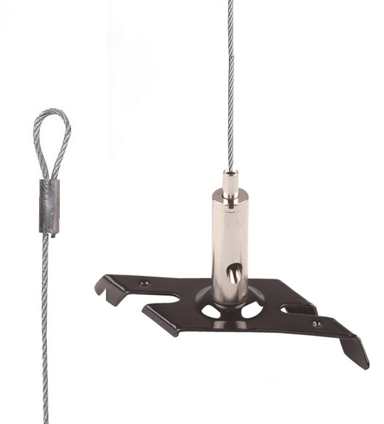 FL set TC 400NG zwart/nikkel voor Nordic Global 3f 1,2mm lus 2,0m