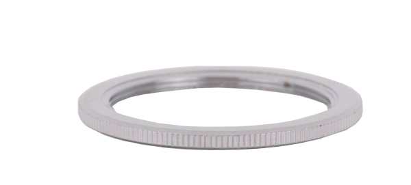 S. Lilley & Son ES1C schroefring voor de messing kwaliteits lamphouders E27 48mm chroom