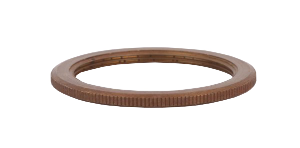 S. Lilley & Son ES1H schroefring voor de messing kwaliteits lamphouders E27 48mm antiek Engels messing