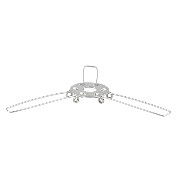 Veer met gat 10,5mm 3 voudig 120mm verzinkt