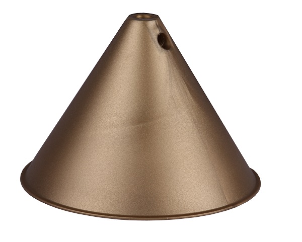 FL plafondkap kunststof met schroef goud