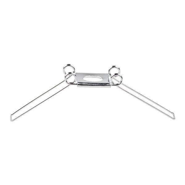 Veer met gat 10,5mm 2 voudig 150mm verzinkt